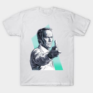 Clint Eastwood - An illustration by Paul Cemmick T-Shirt